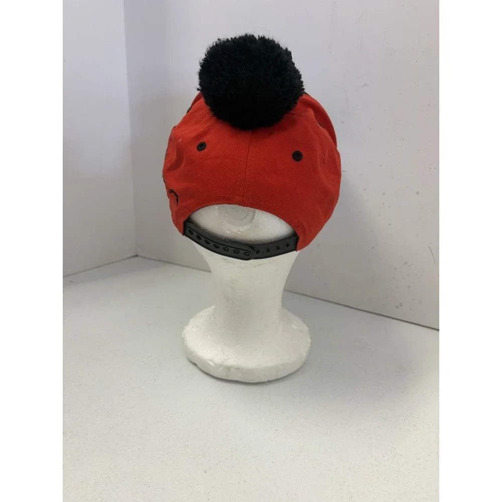 Disney Parks Nightmare Before Christmas Sally Patchwork Pom Pom‎ Cap Youth Size